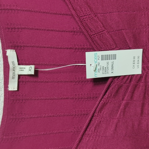 Pink Knit Sweater Top - Picture 3 of 7